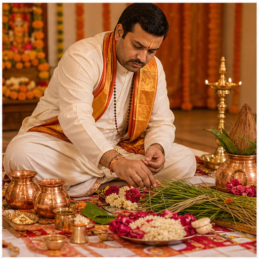 Mool Shanti Puja AI ritual image in Bangalore