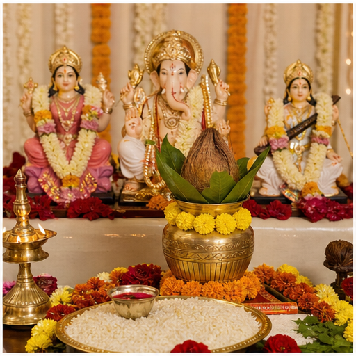 Naamkaran Pujan AI ritual image in Bangalore