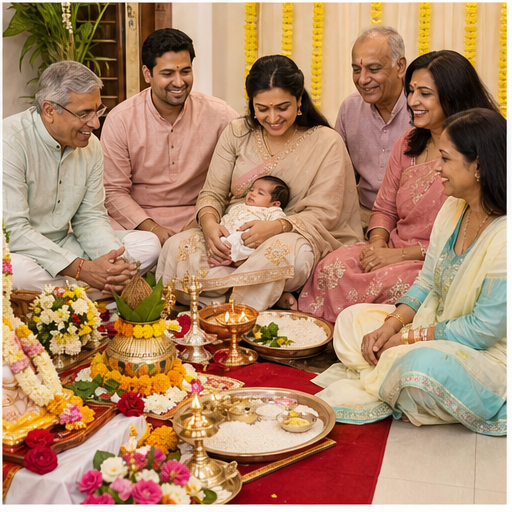 Naamkaran Pujan completed AI puja image in Bangalore