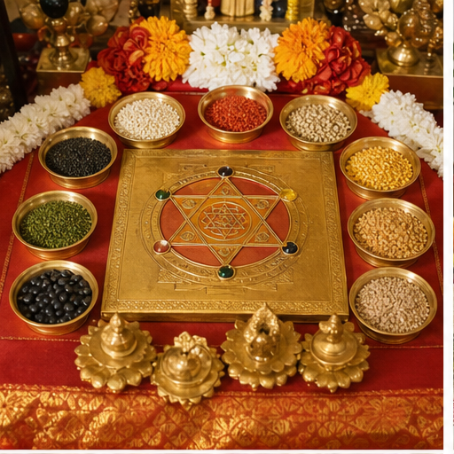 Navgrah Shanti Puja AI ritual image in Bangalore