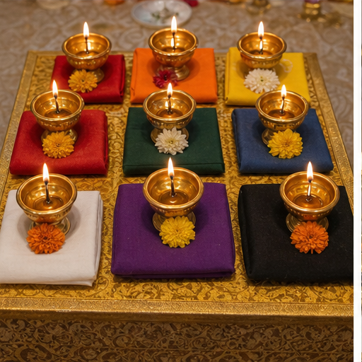Navgrah Shanti Puja samagri AI image in Bangalore