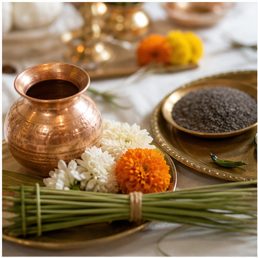 Pitra Dosh Puja AI generated puja setup in Bangalore