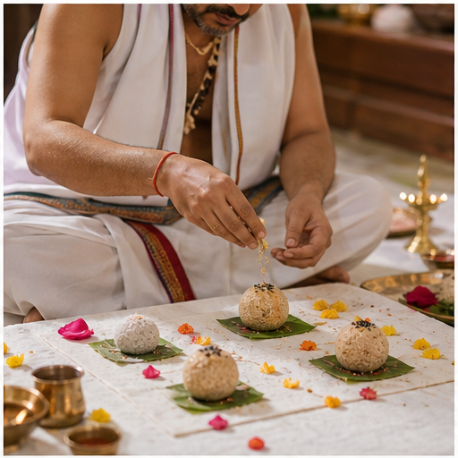 Pitra Dosh Puja AI ritual image in Bangalore