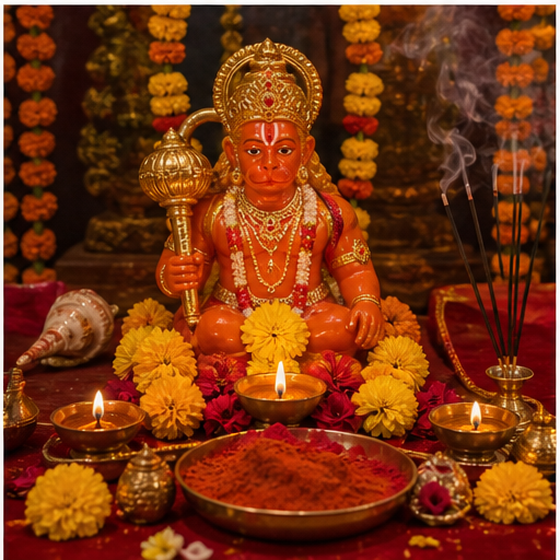 Sundar Kand Puja samagri AI image in Bangalore