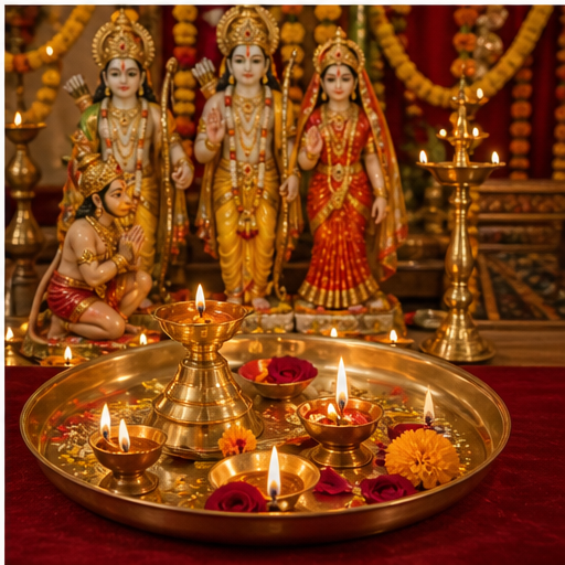 Sundar Kand Puja completed AI puja image in Bangalore